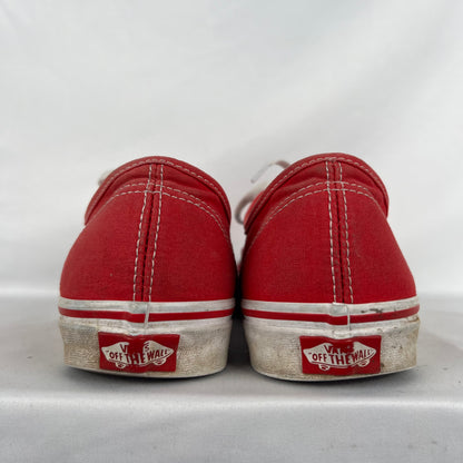 Faded Red Vans New Eras- M's 9, W's 10.5