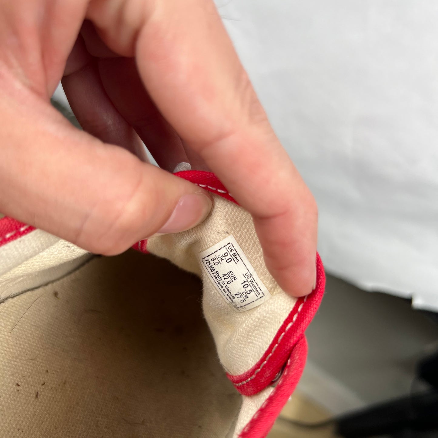 Faded Red Vans New Eras- M's 9, W's 10.5