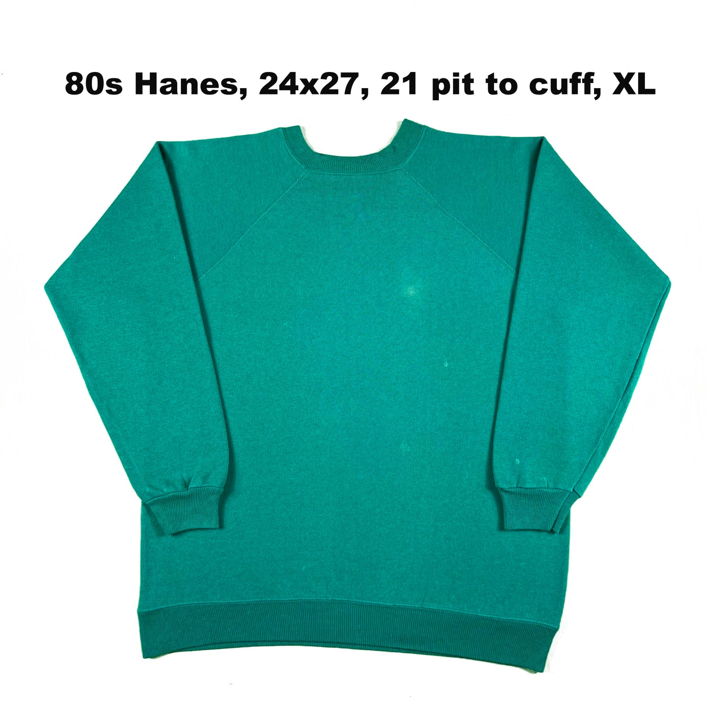 Vintage Blank Green Sweatshirts- SELECT SWEAT