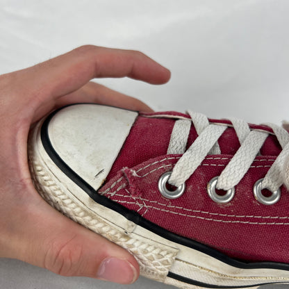 Sun Faded Burgundy Converse- M's 7, W's 8.5