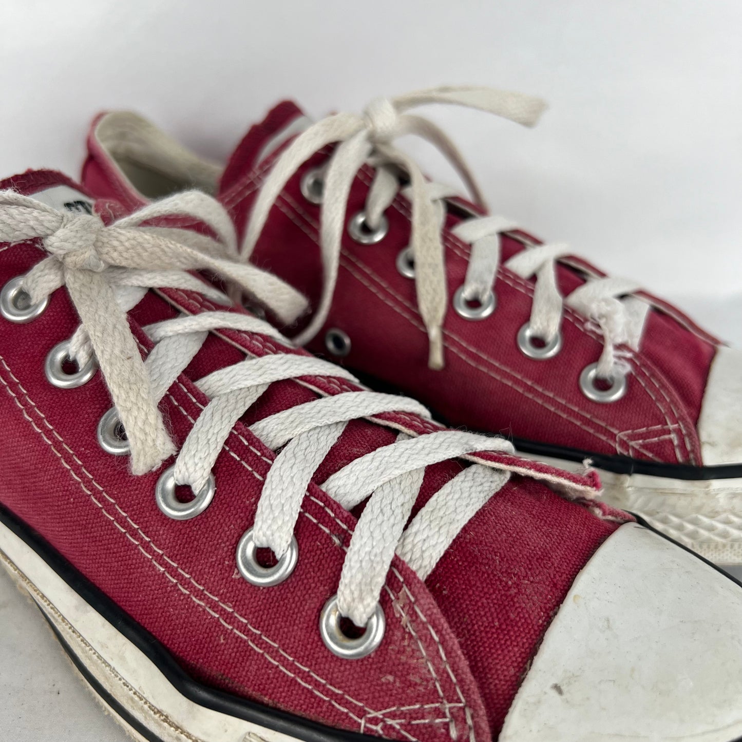 Sun Faded Burgundy Converse- M's 7, W's 8.5