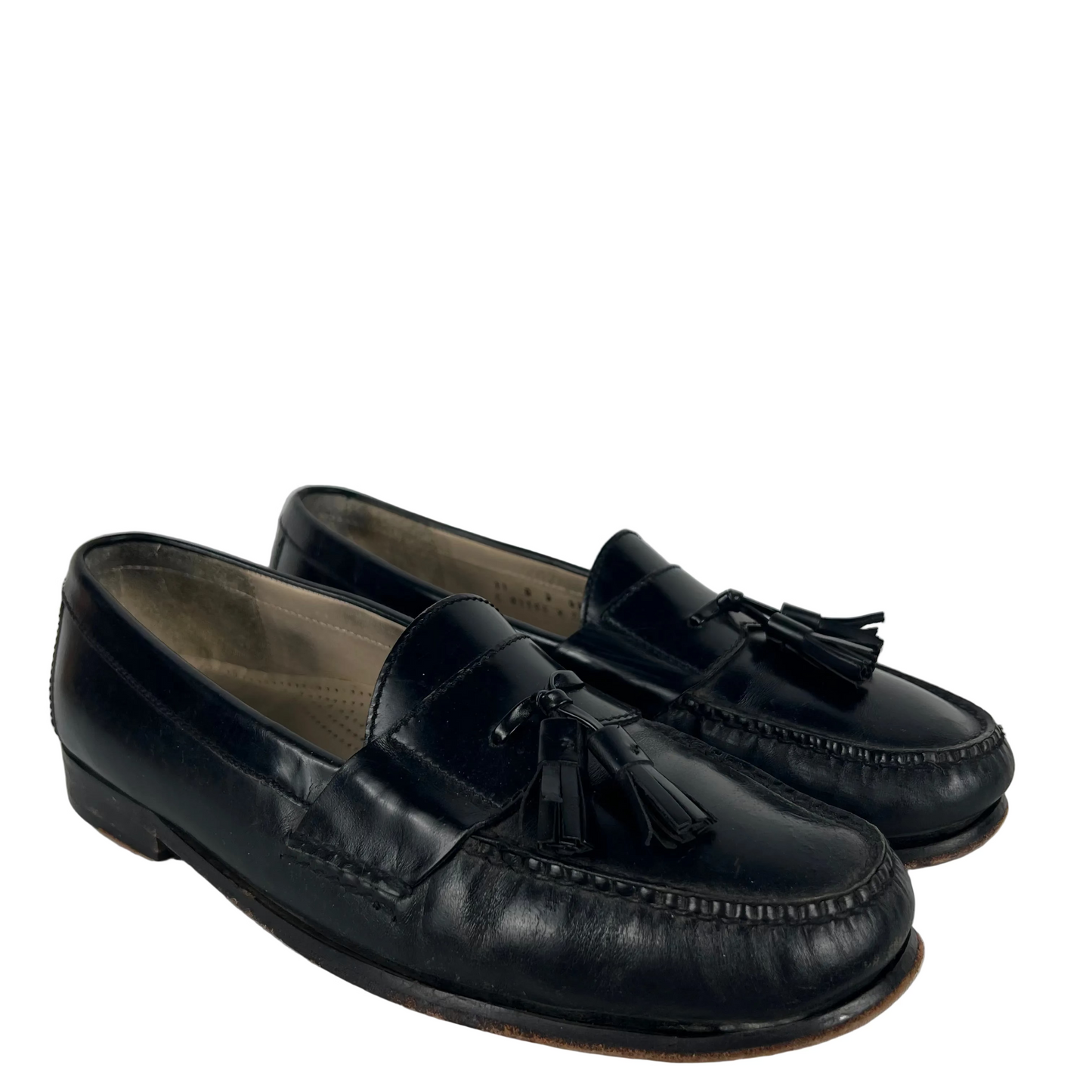 90s Cole Haan Leather Tassel Loafers- M's 11, W's 12.5