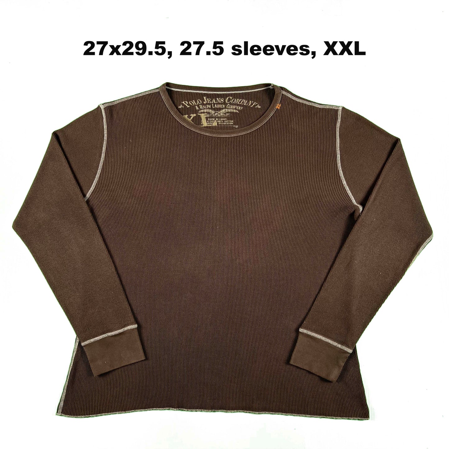 Vintage Polo Ralph Lauren Waffle Knit Thermal Shirts- SELECT SHIRT