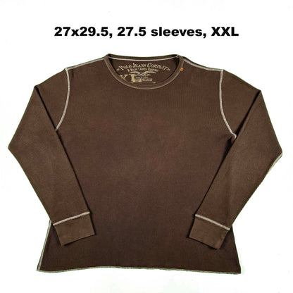 Vintage Polo Ralph Lauren Waffle Knit Thermal Shirts- SELECT SHIRT