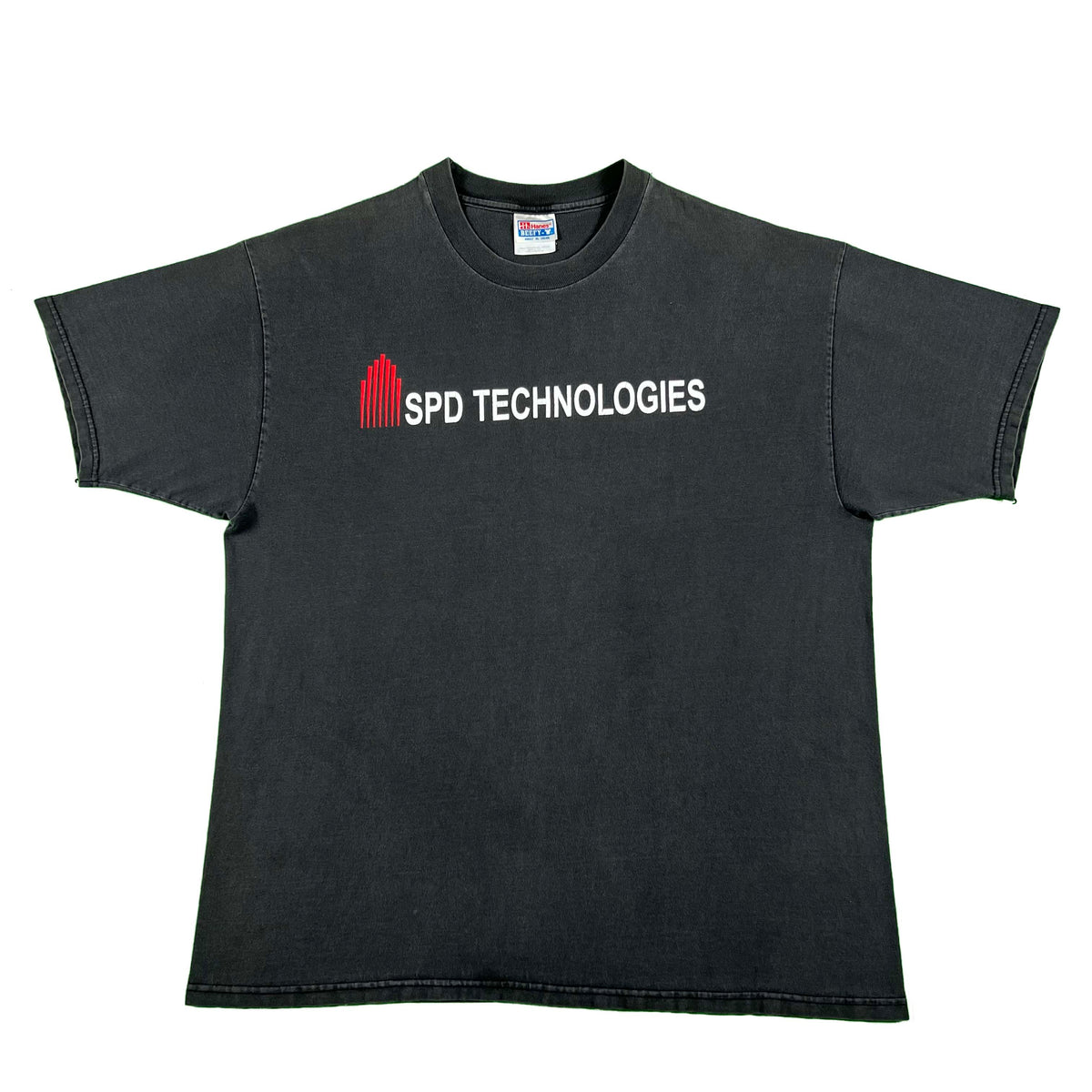 90s Faded Black 'SPD Technologies' Tee- XL