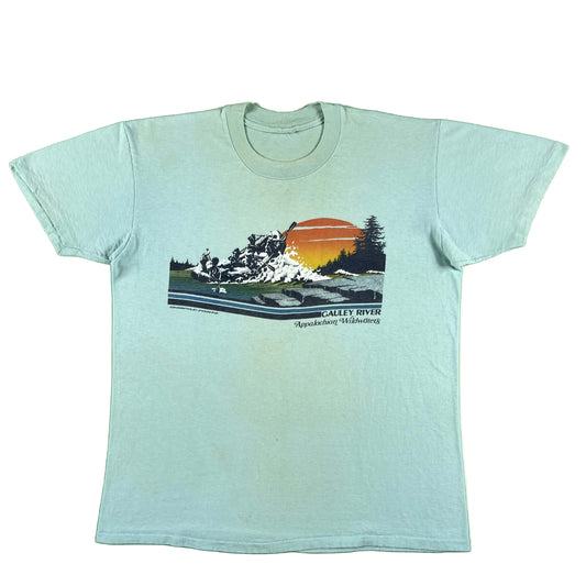80s Appalachian Whitewater Rafting Tee- M