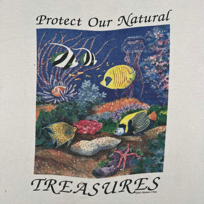 90s Protect Our Natural Treasures Tee- L