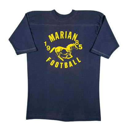 80s Marian Football Horses Tee- M