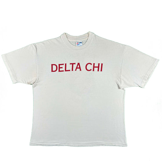 90s Perfectly Worn Delta Chi Fall Rush Tee- XL