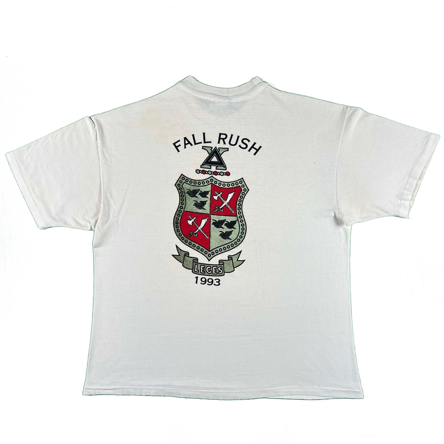 90s Perfectly Worn Delta Chi Fall Rush Tee- XL