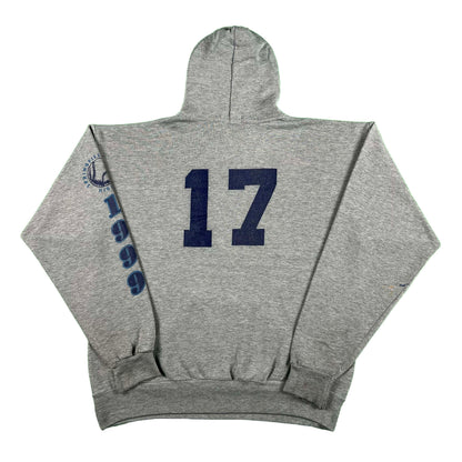 90s Safety Pinned Softball Painter's Hoodie- XL