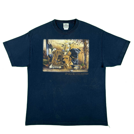 00s Ducks Unlimited Dogs Tee- XL