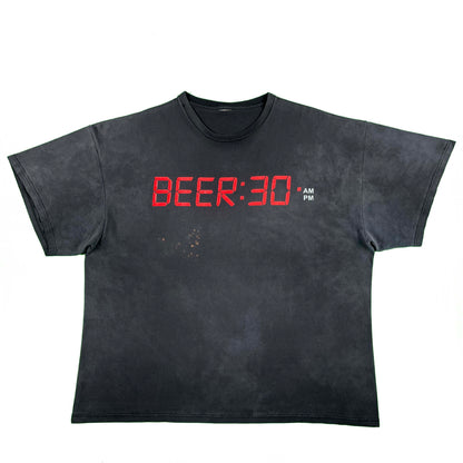 00s Sun Faded Beer:30 Tee- XL
