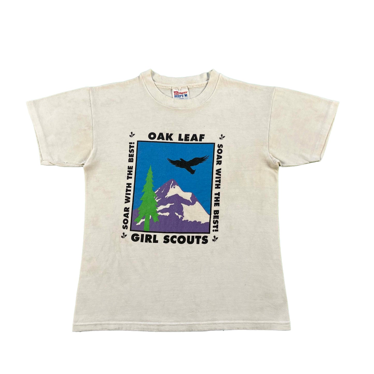 90s 'Soar With The Best!' Girl Scouts Tee- XS