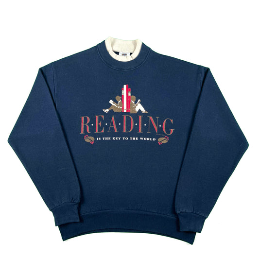 90s Reading Is The Key To The World Sweatshirt- M