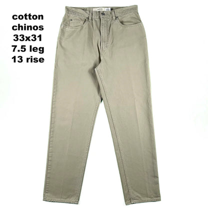 Vintage Gap Cotton Chino Pants- SELECT PAIR