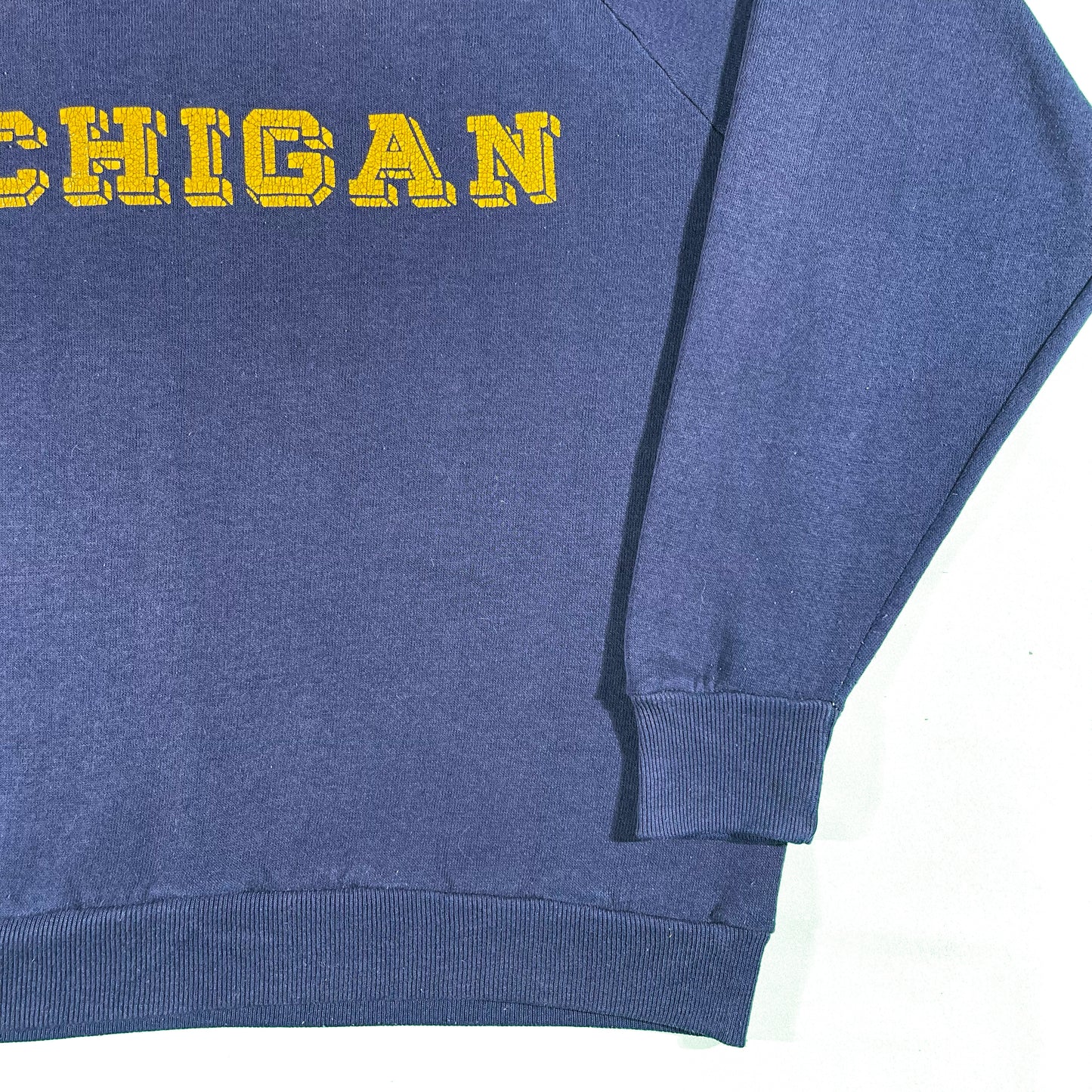 80s Boxy Michigan Sweatshirt- L