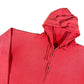 70s Sun Faded Red Cropped Zip Up Hoodie- L