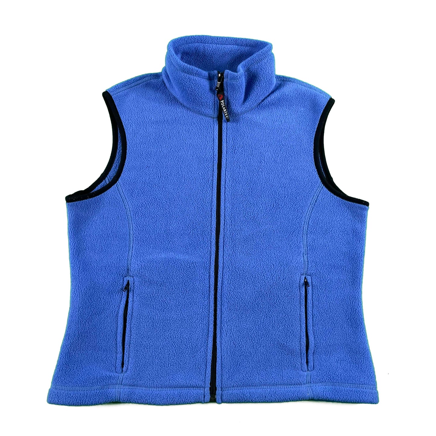 00s Eddie Bauer Dark Baby Blue Fleece Vest- S