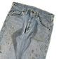 70s Lee Rider Denim Painter Flares- 33x33