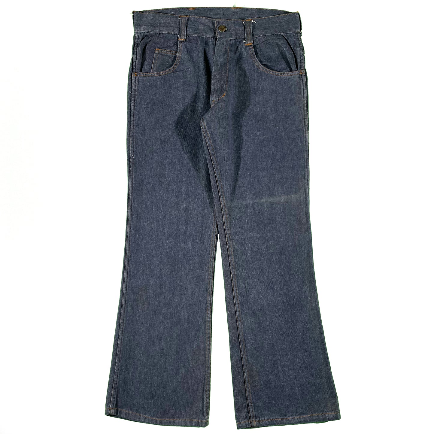 70s Dark Wash Flared Denim- 32x30