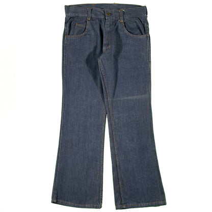 70s Dark Wash Flared Denim- 32x30