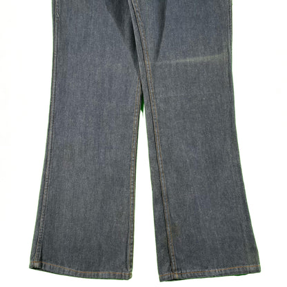 70s Dark Wash Flared Denim- 32x30