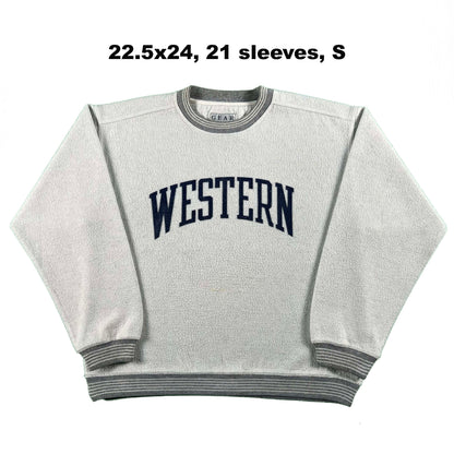 90s Inside Out Collegiate Sweatshirts- SELECT SWEAT