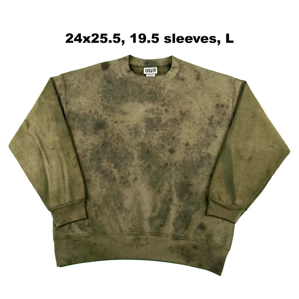 Vintage Blank Green Sweatshirts- SELECT SWEAT
