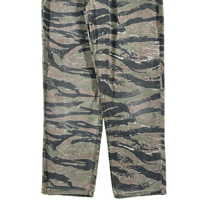 70s Tiger Stripe Camo Military Fatigues- 34x31.5