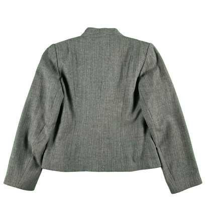 80s Single Button 'Peabody House' Cropped Blazer- XS