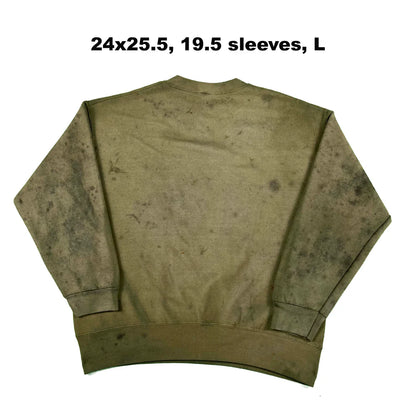 Vintage Blank Green Sweatshirts- SELECT SWEAT