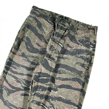 70s Tiger Stripe Camo Military Fatigues- 34x31.5