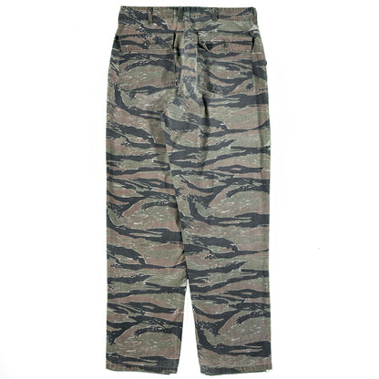 70s Tiger Stripe Camo Military Fatigues- 34x31.5