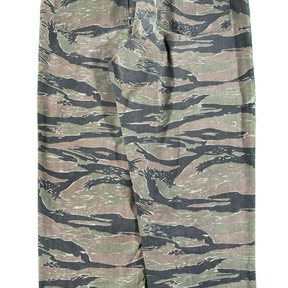 70s Tiger Stripe Camo Military Fatigues- 34x31.5