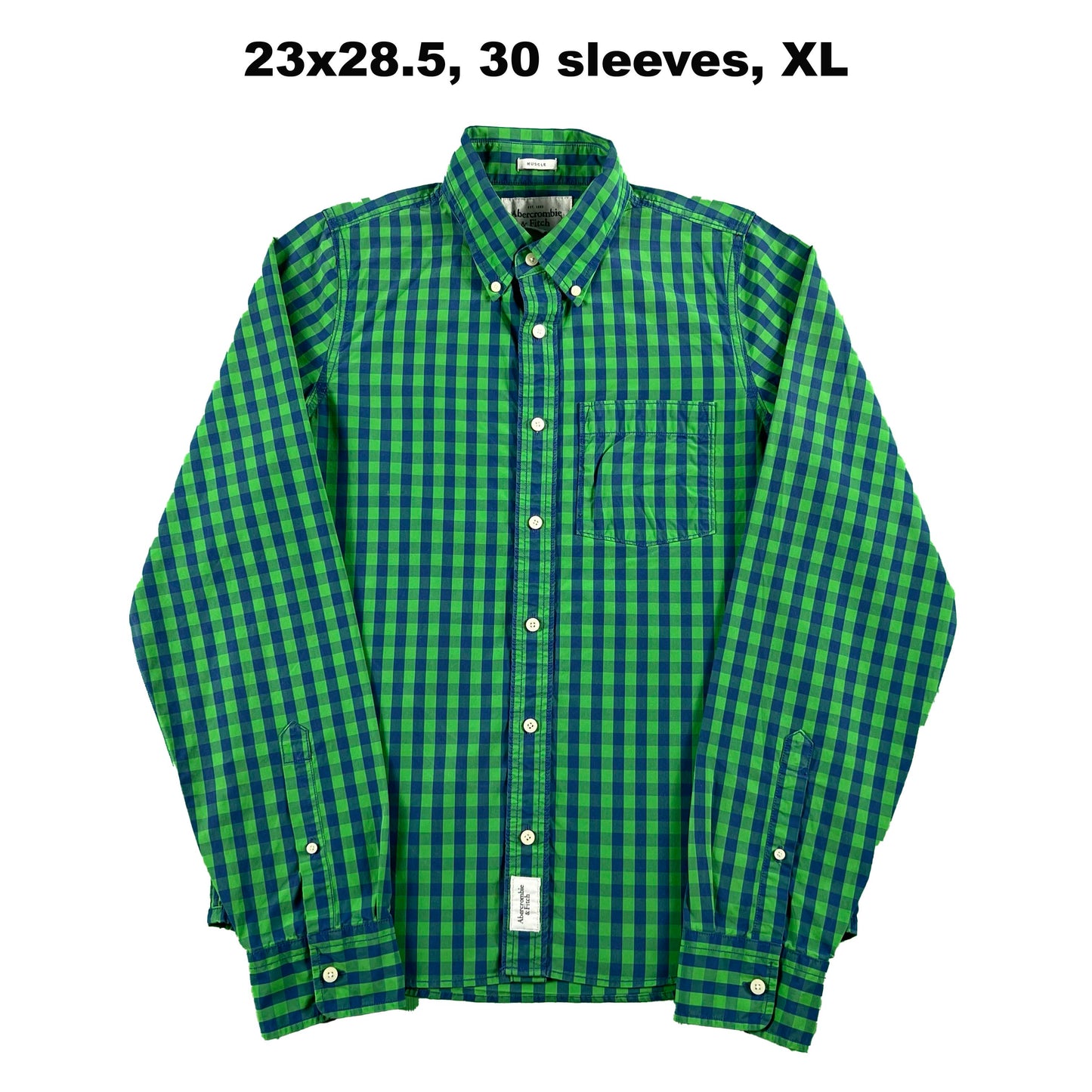 Vintage Abercrombie & Fitch 100% Cotton Button Up Shirts- SELECT SHIRT