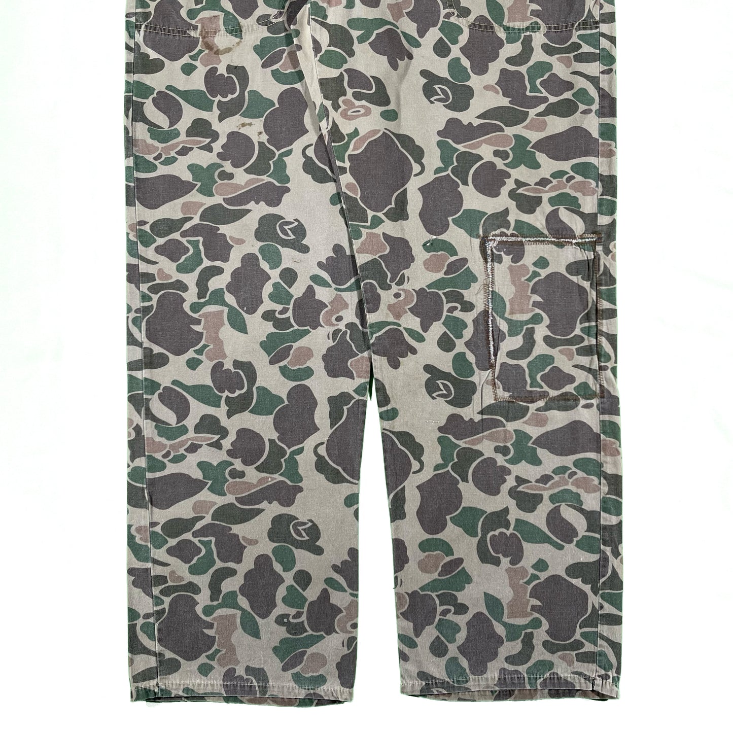 70s Repaired Duck Camo Fatigues- 36x32