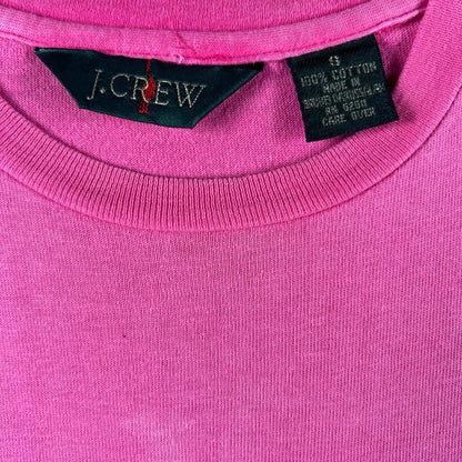 90s J.Crew Pink Pocket Tee- S