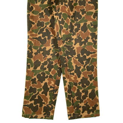 70s Sears Dark Duck Camo Hunting Pants- 34x30.5