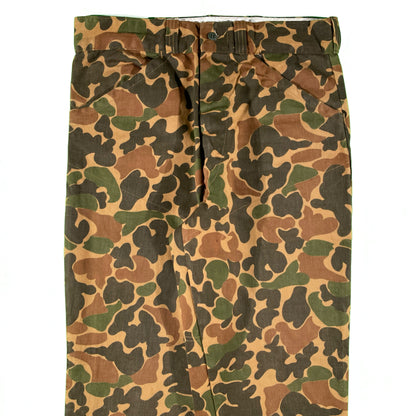 70s Sears Dark Duck Camo Hunting Pants- 34x30.5