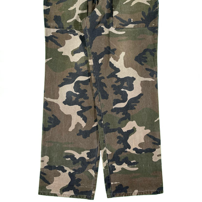 80s Camo Hunting Fatigue Pants- 30x31