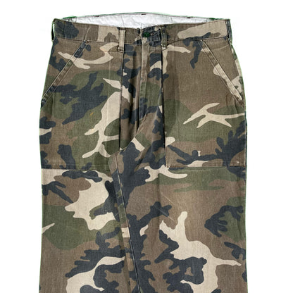 80s Camo Hunting Fatigue Pants- 30x31