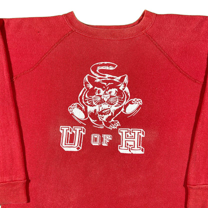 60s University of Houston Sweatshirt- S