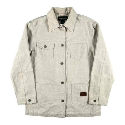 90s Lauren Jeans Co Ralph Lauren Linen Cotton Chore Coat- S