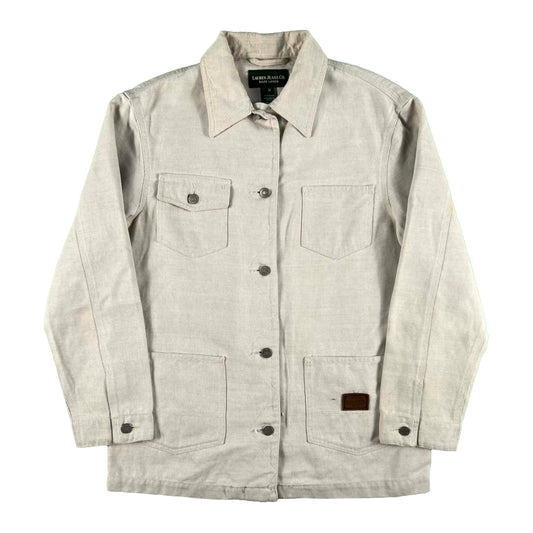 90s Lauren Jeans Co Ralph Lauren Linen Cotton Chore Coat- S