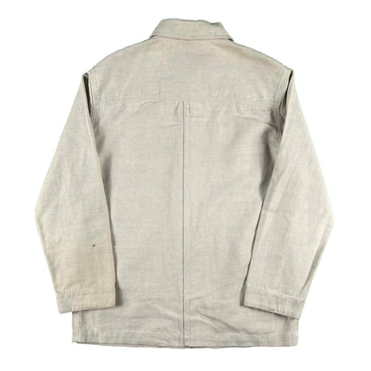 90s Lauren Jeans Co Ralph Lauren Linen Cotton Chore Coat- S