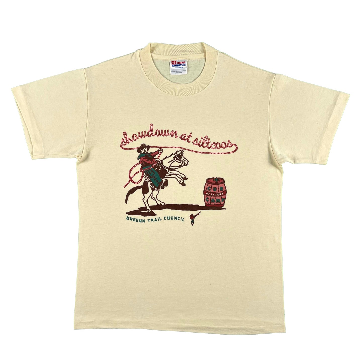 90s 'Showdown at Siltcoos' Cub Scouts Resident Camp Tee- S