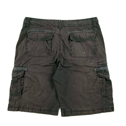 00s Sun Faded Black Union Bay Cargo Shorts- 36x10