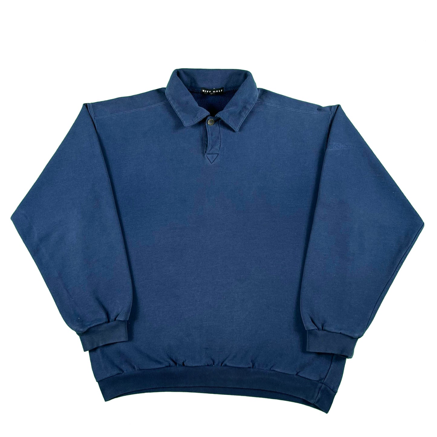 90s/00s Nike Golf Collared Sweatshirt- M