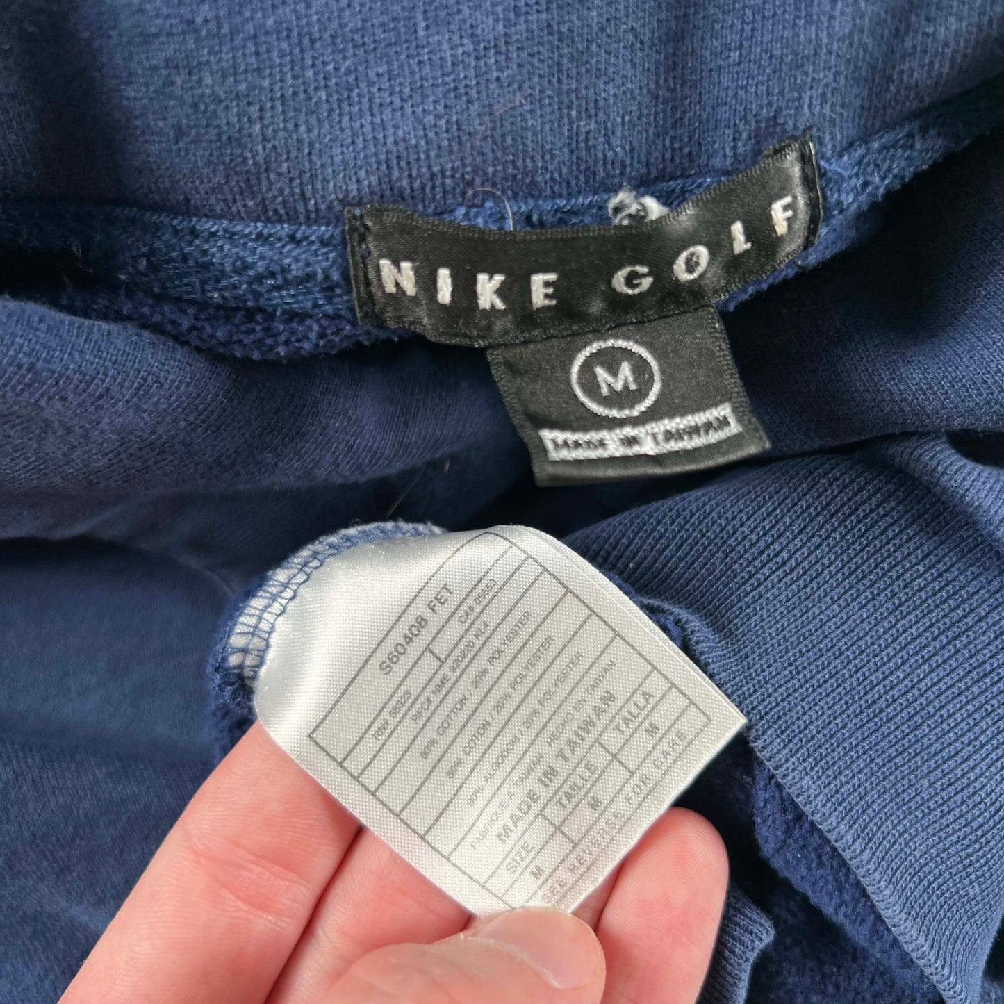 90s/00s Nike Golf Collared Sweatshirt- M